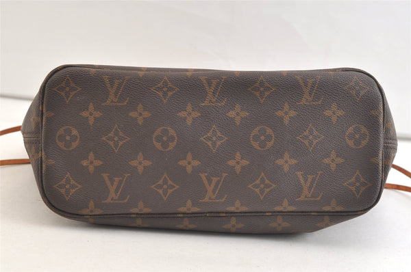 Authentic Louis Vuitton Monogram Neverfull PM Shoulder Tote Bag M40155 LV 3649K