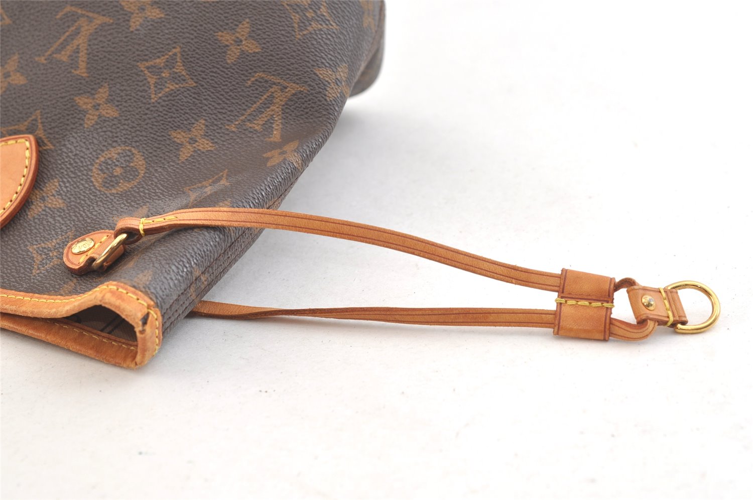 Authentic Louis Vuitton Monogram Neverfull PM Shoulder Tote Bag M40155 LV 3649K