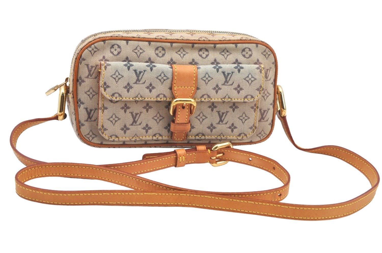 Auth Louis Vuitton Monogram Mini Juliet MM Shoulder Cross Bag M92004 LV 3650H