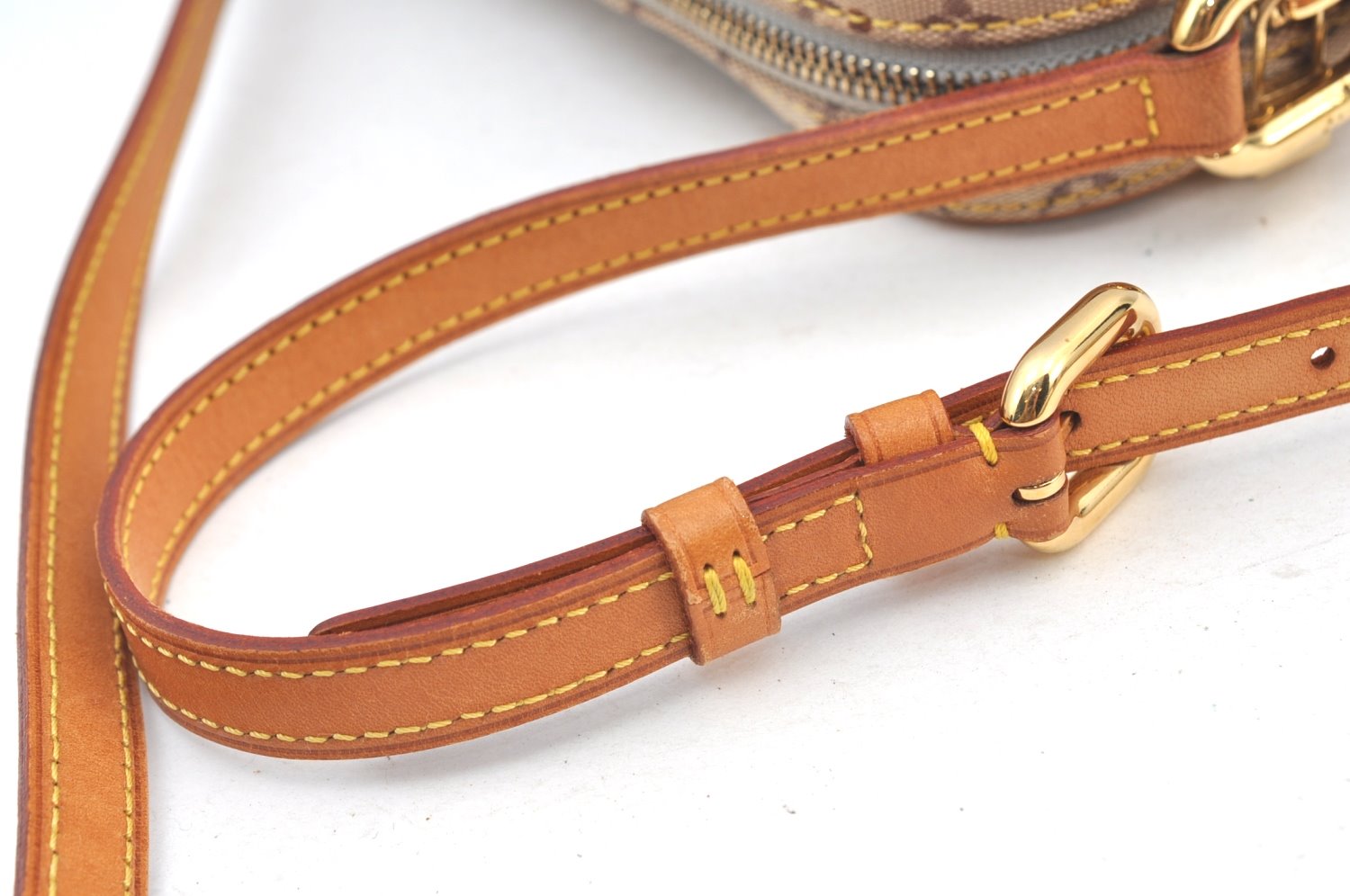 Auth Louis Vuitton Monogram Mini Juliet MM Shoulder Cross Bag M92004 LV 3650H