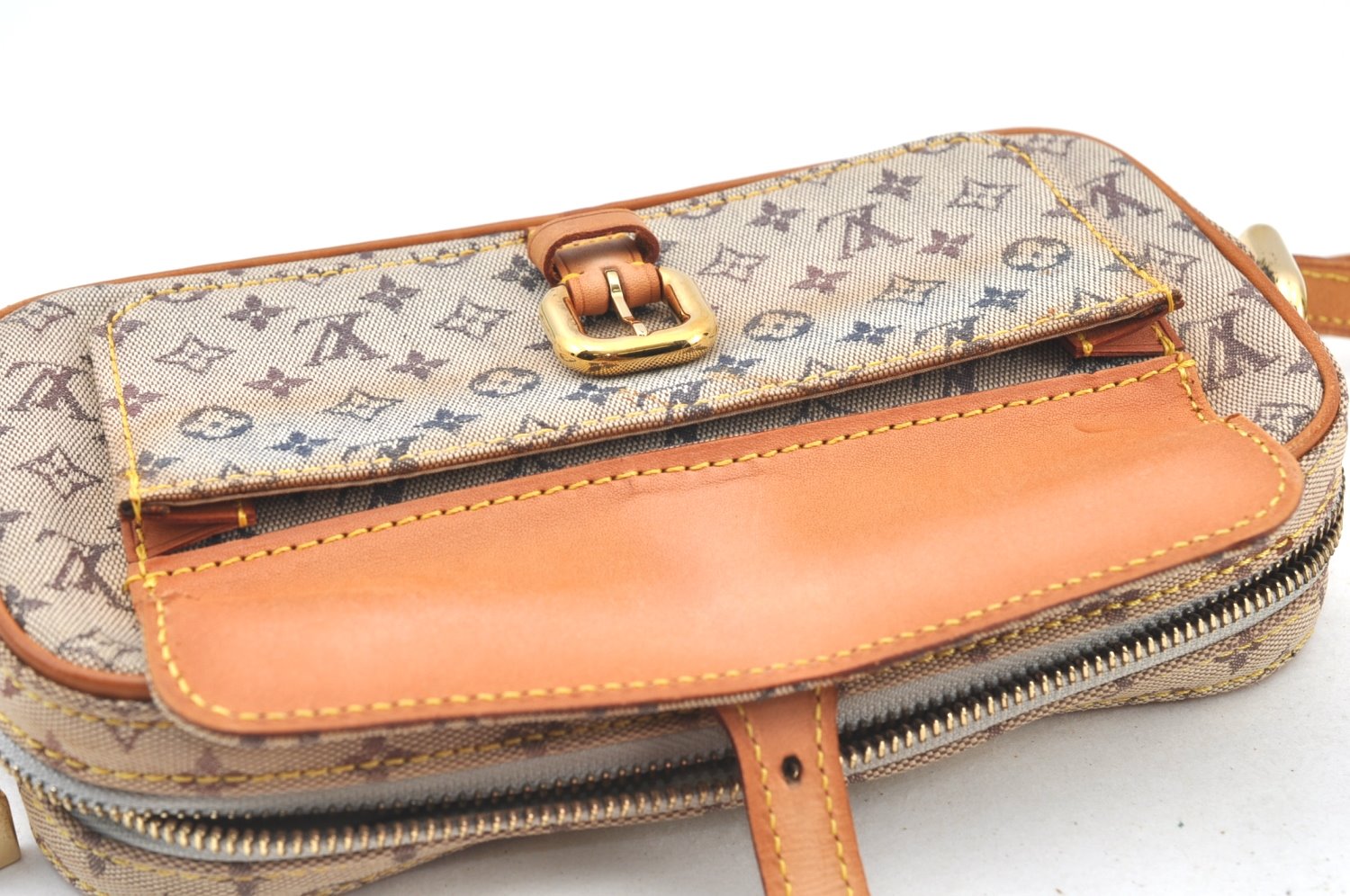 Auth Louis Vuitton Monogram Mini Juliet MM Shoulder Cross Bag M92004 LV 3650H