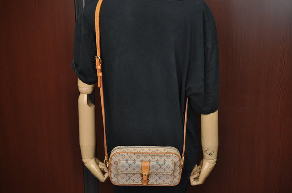 Auth Louis Vuitton Monogram Mini Juliet MM Shoulder Cross Bag M92004 LV 3650H