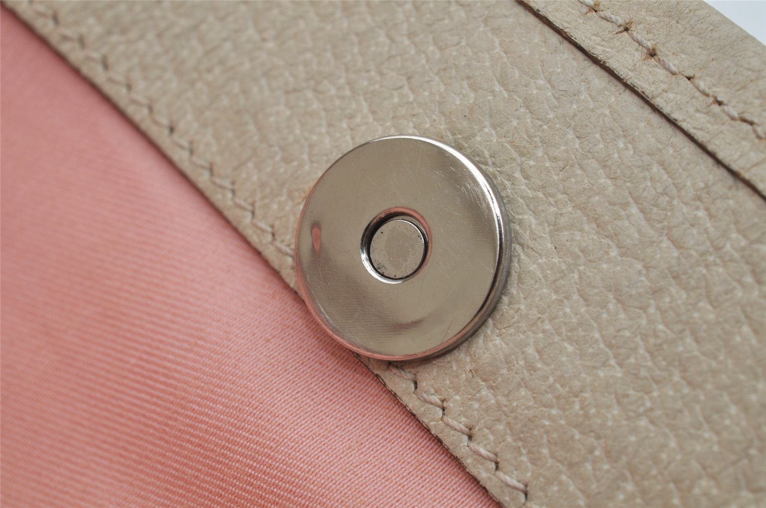 Authentic GUCCI Vintage Shoulder Tote Bag GG Canvas Leather 257304 Pink 3650I