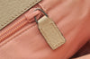 Authentic GUCCI Vintage Shoulder Tote Bag GG Canvas Leather 257304 Pink 3650I