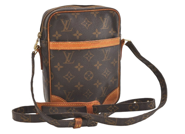 Authentic Louis Vuitton Monogram Danube Shoulder Cross Body Bag M45266 LV 3650J