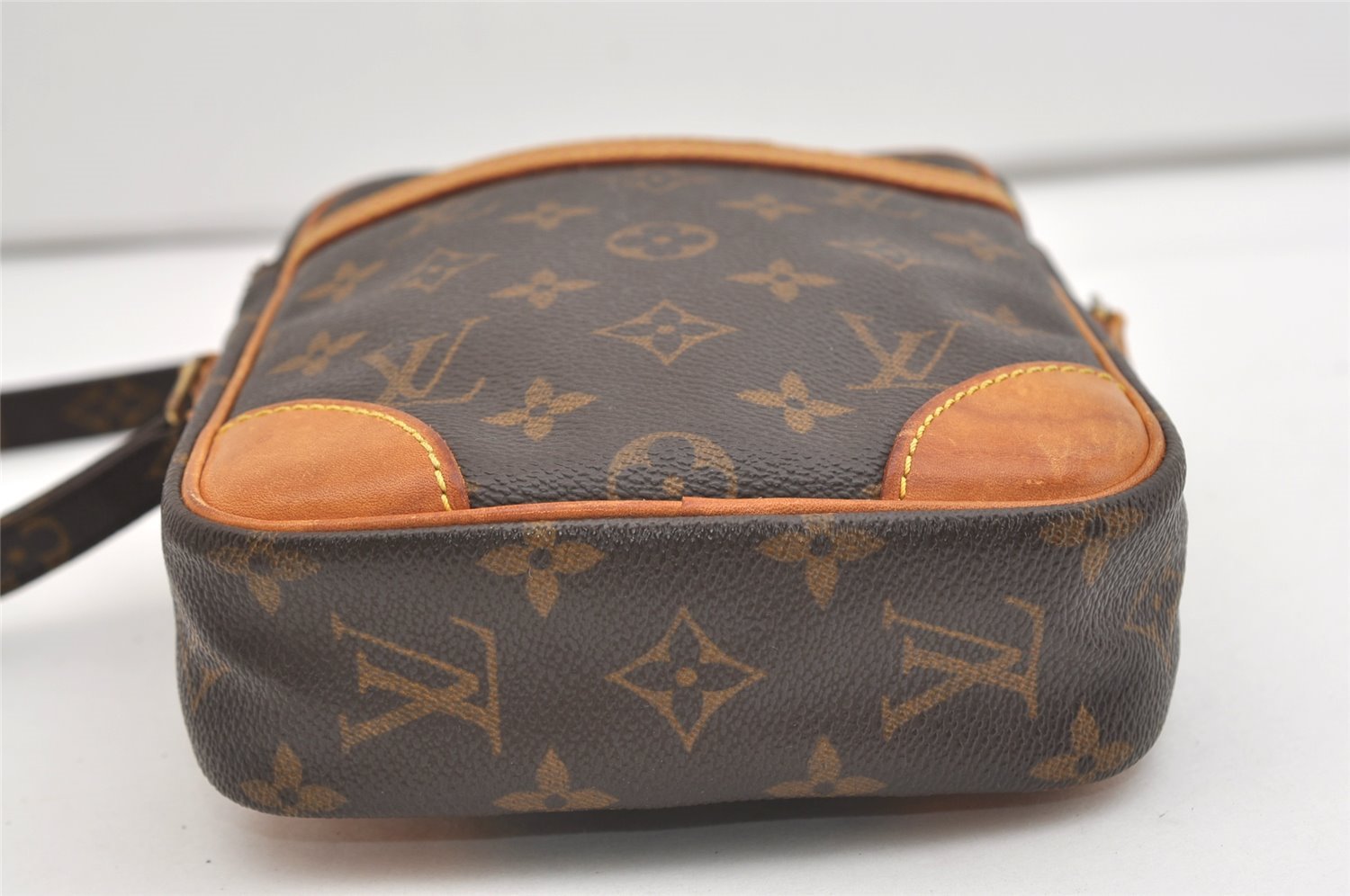 Authentic Louis Vuitton Monogram Danube Shoulder Cross Body Bag M45266 LV 3650J