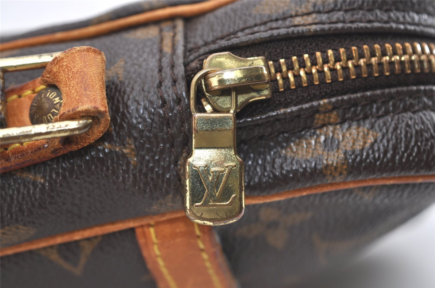 Authentic Louis Vuitton Monogram Danube Shoulder Cross Body Bag M45266 LV 3650J