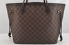 Authentic Louis Vuitton Damier Neverfull MM Shoulder Tote Bag N51105 LV 3650K