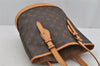 Authentic Louis Vuitton Monogram Bucket PM Shoulder Tote Bag M42238 LV 3651J