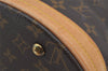 Authentic Louis Vuitton Monogram Bucket PM Shoulder Tote Bag M42238 LV 3651J