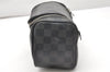 Authentic Louis Vuitton Damier Graphite Toilette Pouch Hand Bag N47625 LV 3651K