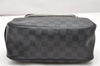Authentic Louis Vuitton Damier Graphite Toilette Pouch Hand Bag N47625 LV 3651K