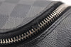 Authentic Louis Vuitton Damier Graphite Toilette Pouch Hand Bag N47625 LV 3651K
