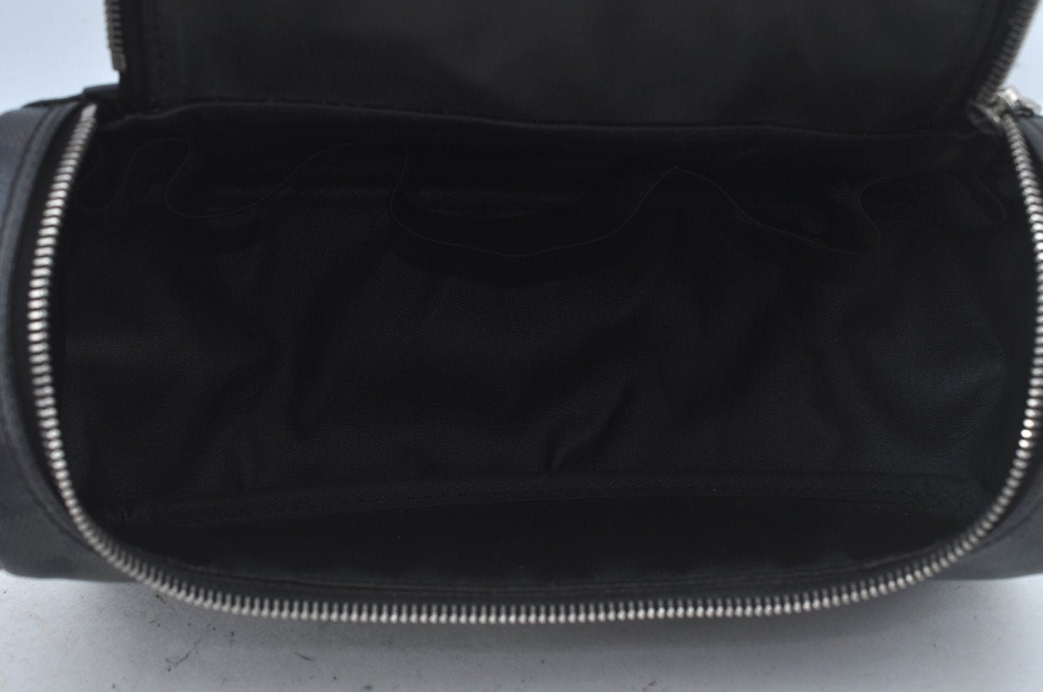 Authentic Louis Vuitton Damier Graphite Toilette Pouch Hand Bag N47625 LV 3651K