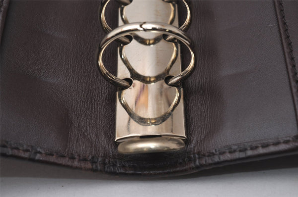 Authentic GUCCI Guccissima Vintage Notebook Cover GG Leather 115241 Brown 3652I