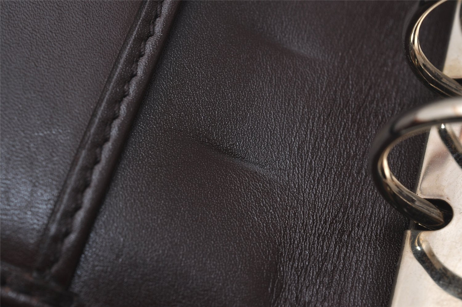 Authentic GUCCI Guccissima Vintage Notebook Cover GG Leather 115241 Brown 3652I