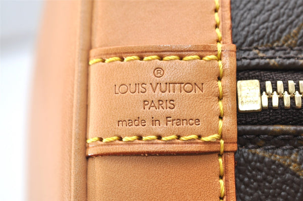 Authentic Louis Vuitton Monogram Alma Hand Bag Purse M51130 LV 3652K