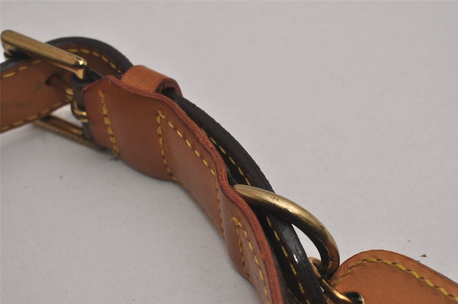 Authentic Louis Vuitton Monogram Collier Baxter GM Dog Collar M58070 LV 3654J