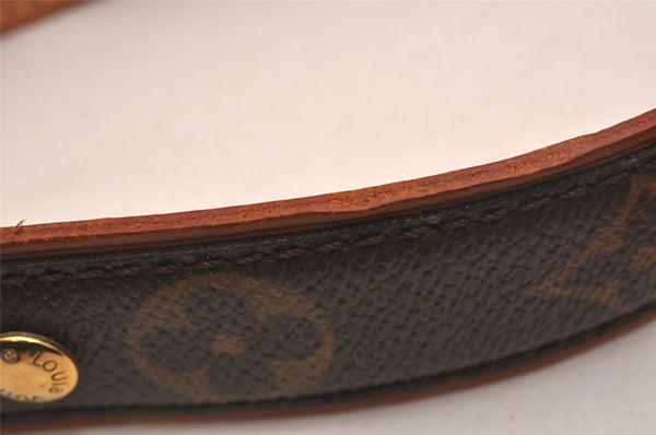 Authentic Louis Vuitton Monogram Collier Baxter GM Dog Collar M58070 LV 3654J