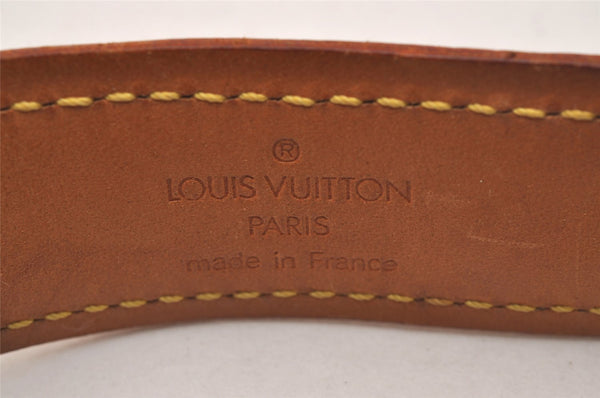 Authentic Louis Vuitton Monogram Collier Baxter GM Dog Collar M58070 LV 3654J