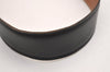 Authentic HERMES Constance Leather Belt Size 75cm 29.5" Black Brown 3655J