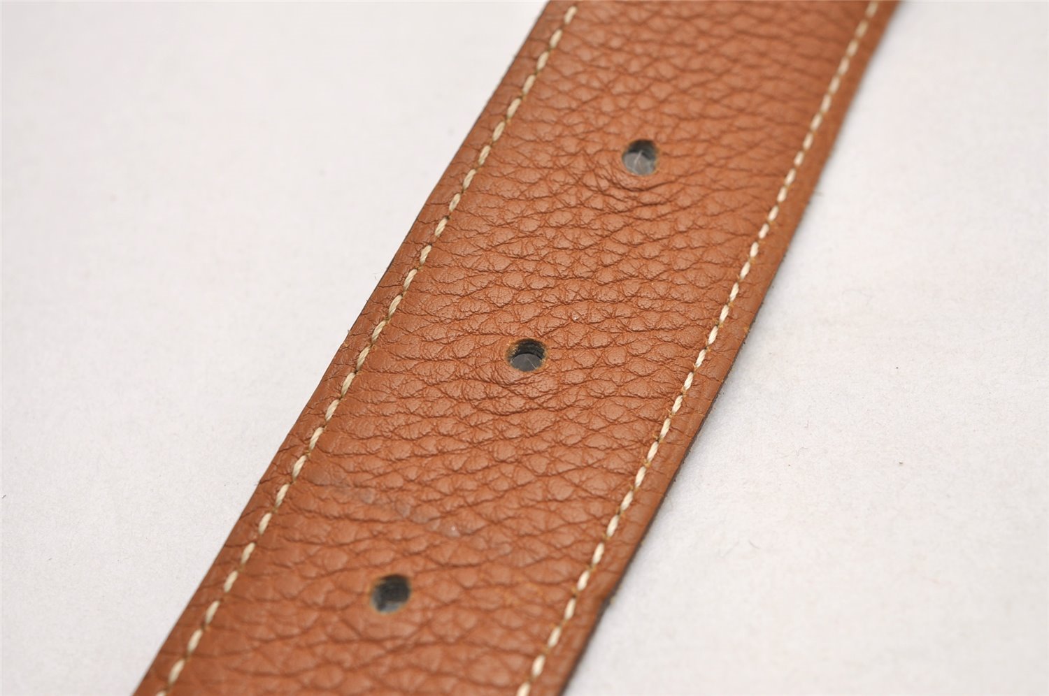Authentic HERMES Constance Leather Belt Size 75cm 29.5