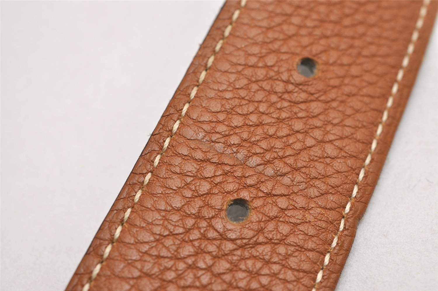 Authentic HERMES Constance Leather Belt Size 75cm 29.5