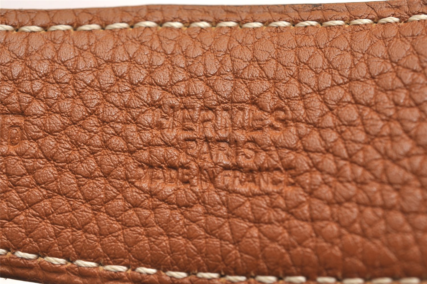 Authentic HERMES Constance Leather Belt Size 75cm 29.5