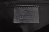 Authentic GUCCI Shoulder Hand Bag Purse GG Canvas Leather 0000851 Black 3656I