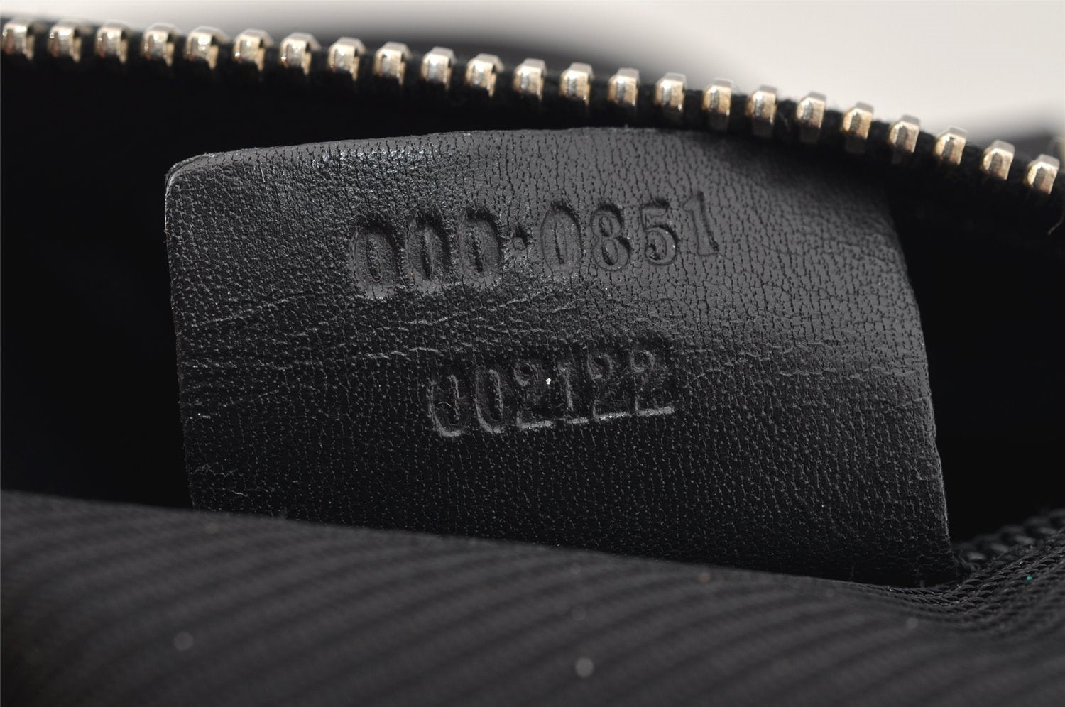 Authentic GUCCI Shoulder Hand Bag Purse GG Canvas Leather 0000851 Black 3656I