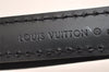 Authentic Louis Vuitton Leather Shoulder Strap Black 40.9-48" LV 3656J