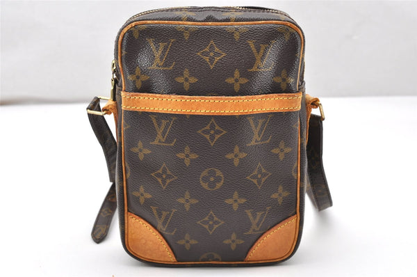 Authentic Louis Vuitton Monogram Danube Shoulder Cross Bag M45266 Junk 3656K