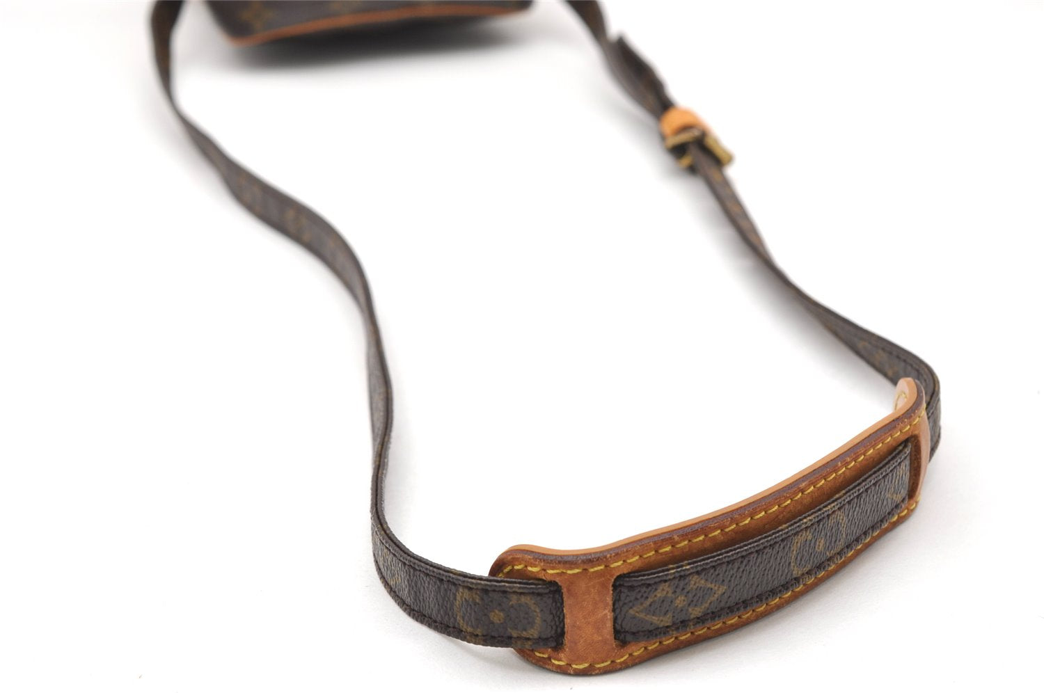 Authentic Louis Vuitton Monogram Danube Shoulder Cross Bag M45266 Junk 3656K