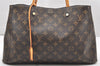 Authentic Louis Vuitton Monogram Montaigne GM 2Way Hand Bag M41067 LV 3658K