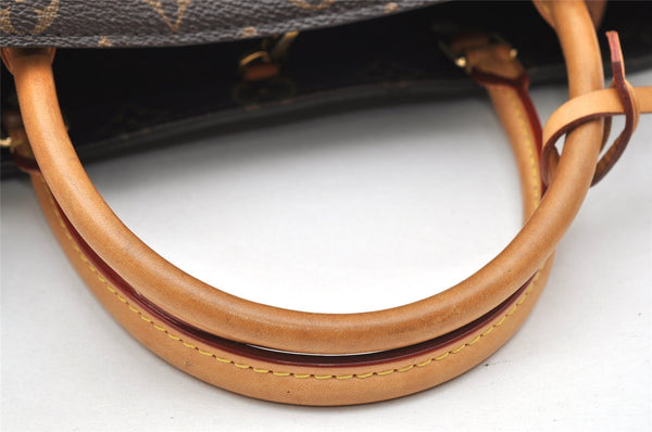 Authentic Louis Vuitton Monogram Montaigne GM 2Way Hand Bag M41067 LV 3658K
