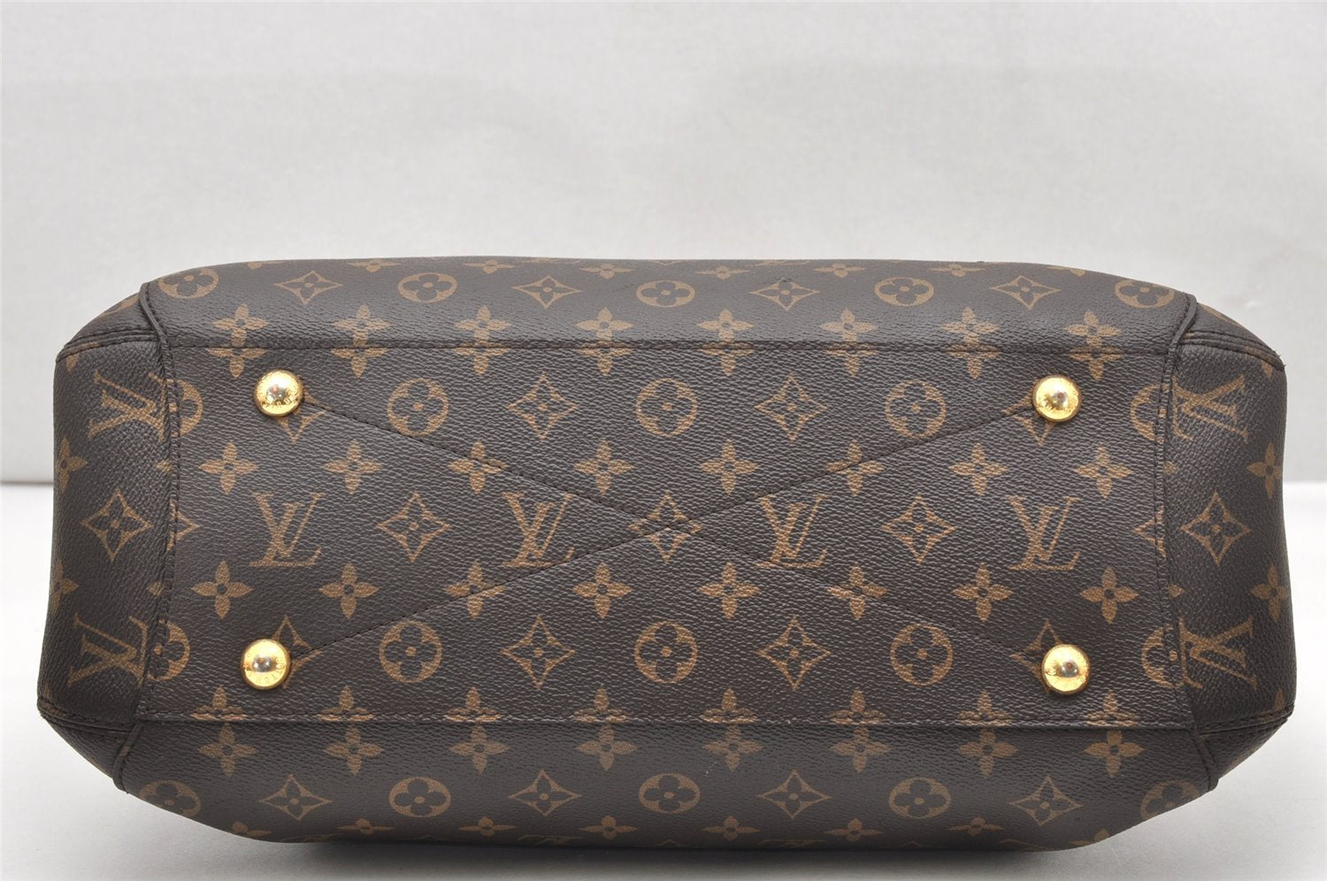Authentic Louis Vuitton Monogram Montaigne GM 2Way Hand Bag M41067 LV 3658K