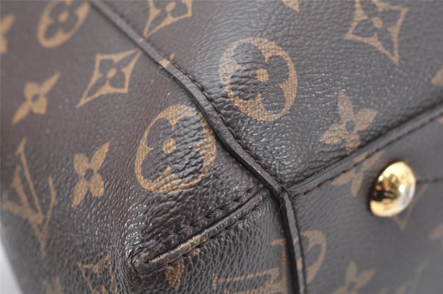 Authentic Louis Vuitton Monogram Montaigne GM 2Way Hand Bag M41067 LV 3658K