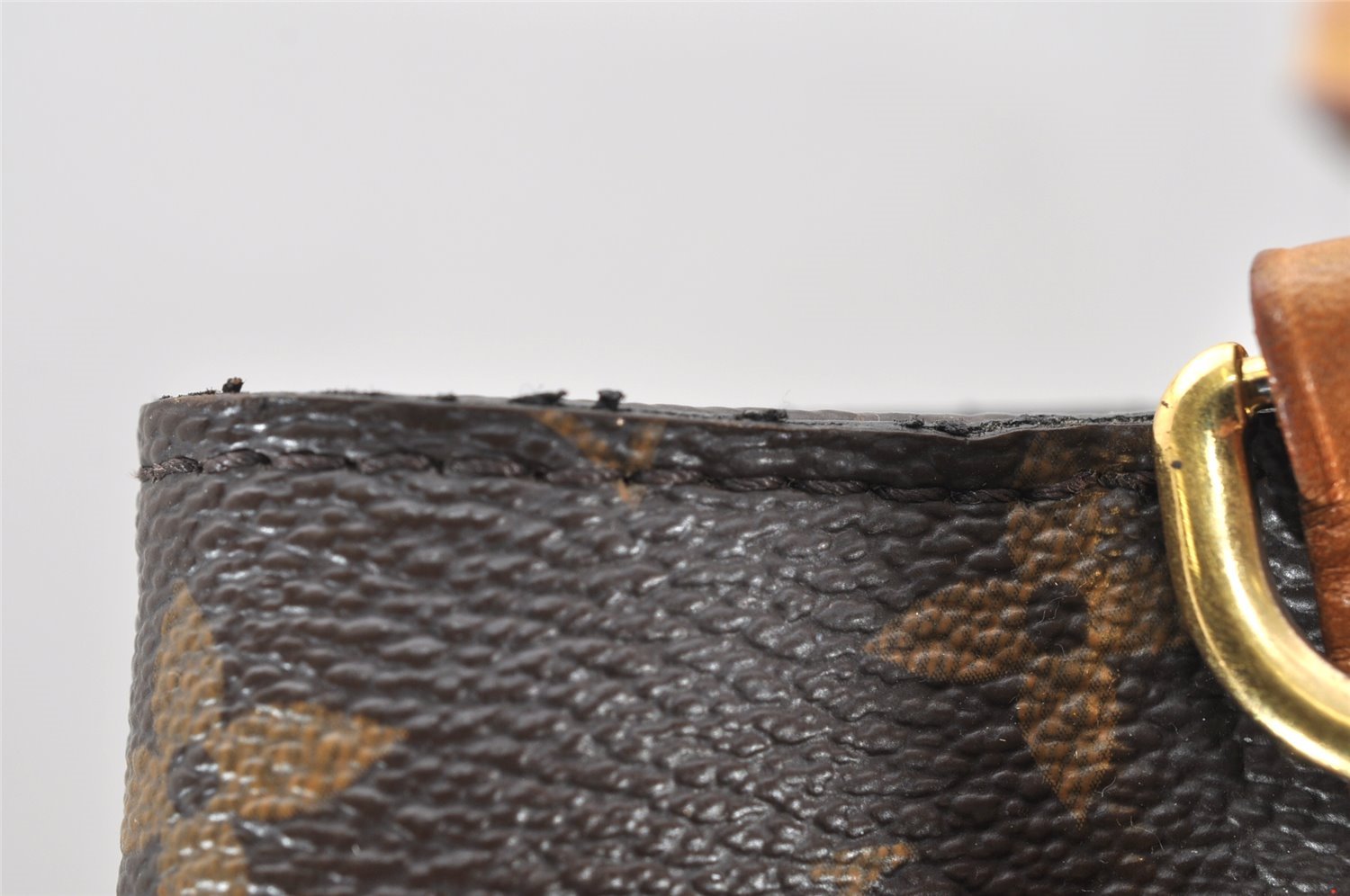 Authentic Louis Vuitton Monogram Montaigne GM 2Way Hand Bag M41067 LV 3658K