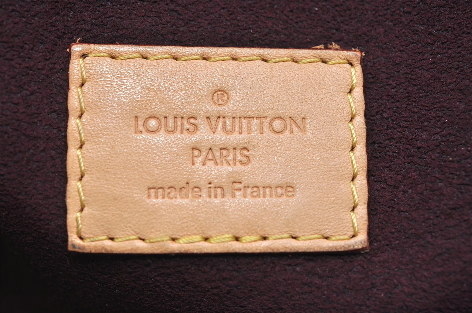 Authentic Louis Vuitton Monogram Montaigne GM 2Way Hand Bag M41067 LV 3658K