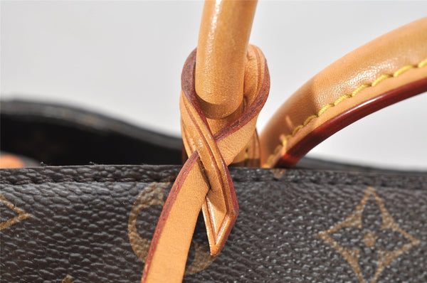 Authentic Louis Vuitton Monogram Montaigne GM 2Way Hand Bag M41067 LV 3658K