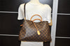 Authentic Louis Vuitton Monogram Montaigne GM 2Way Hand Bag M41067 LV 3658K