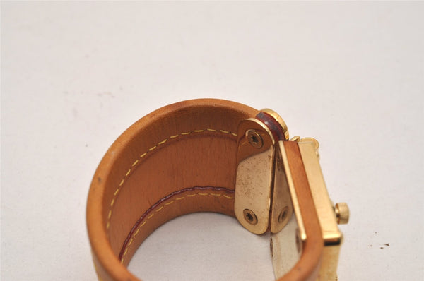 Auth Louis Vuitton Monogram Multicolor Brasserie Cerule Bangle White LV 3660J