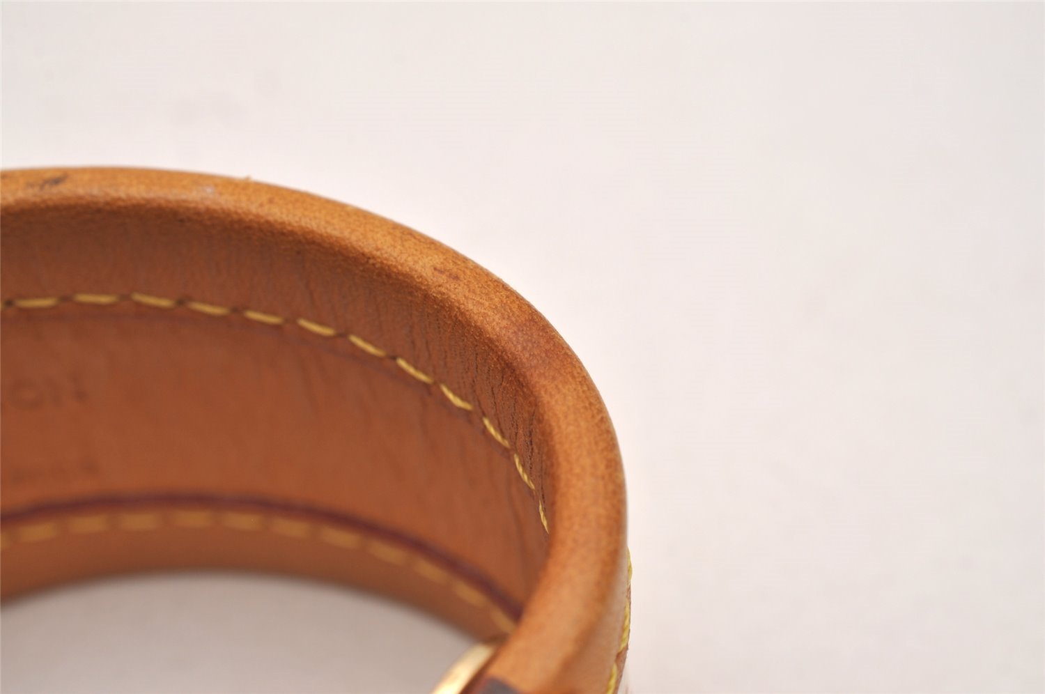 Auth Louis Vuitton Monogram Multicolor Brasserie Cerule Bangle White LV 3660J