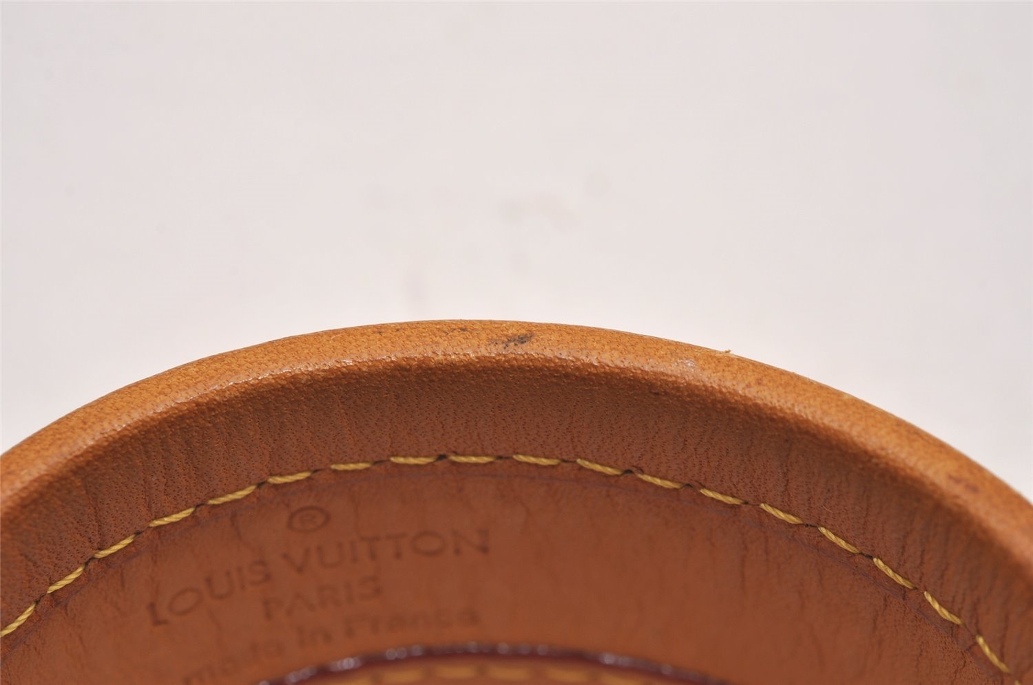 Auth Louis Vuitton Monogram Multicolor Brasserie Cerule Bangle White LV 3660J