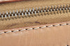 Authentic CELINE Macadam Blason Pattern Boston Hand Bag PVC Leather Brown 3660K