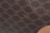 Authentic CELINE Macadam Blason Pattern Boston Hand Bag PVC Leather Brown 3660K