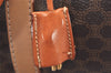 Authentic CELINE Macadam Blason Pattern Boston Hand Bag PVC Leather Brown 3660K