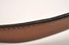 Auth GUCCI Guccissima Interlocking G Belt GG Leather 33.4" 114984 Brown 3661J