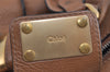 Authentic Chloe Paddington Leather 2Way Shoulder Hand Bag Purse Brown 3662I