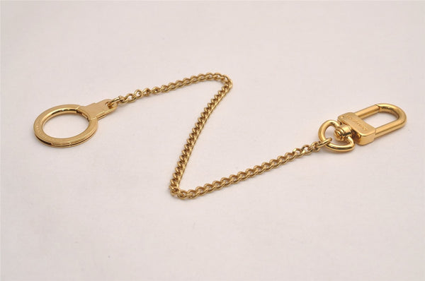 Authentic Louis Vuitton Chenne Ano Cles Key Chain Strap Gold M58021 LV 3662J